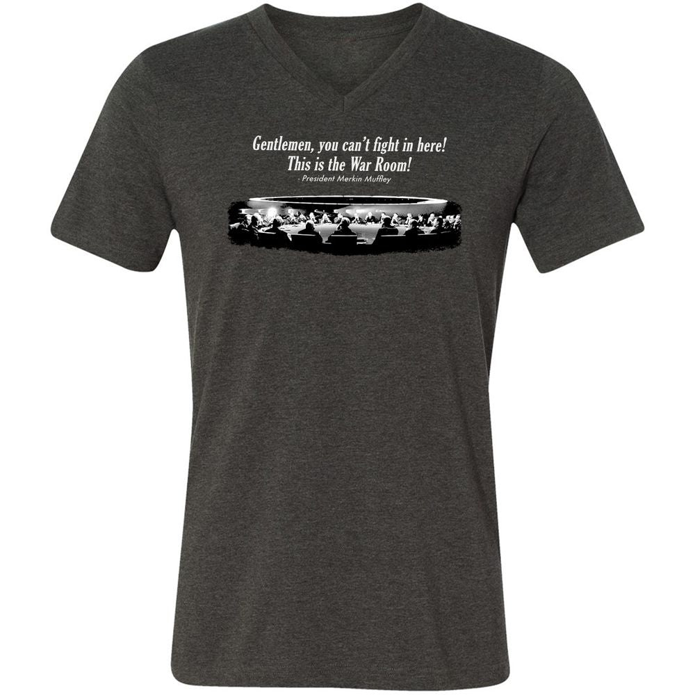 Unisex V-Neck T-Shirt - Y44U5G3Q - Dark Grey Heather - 8