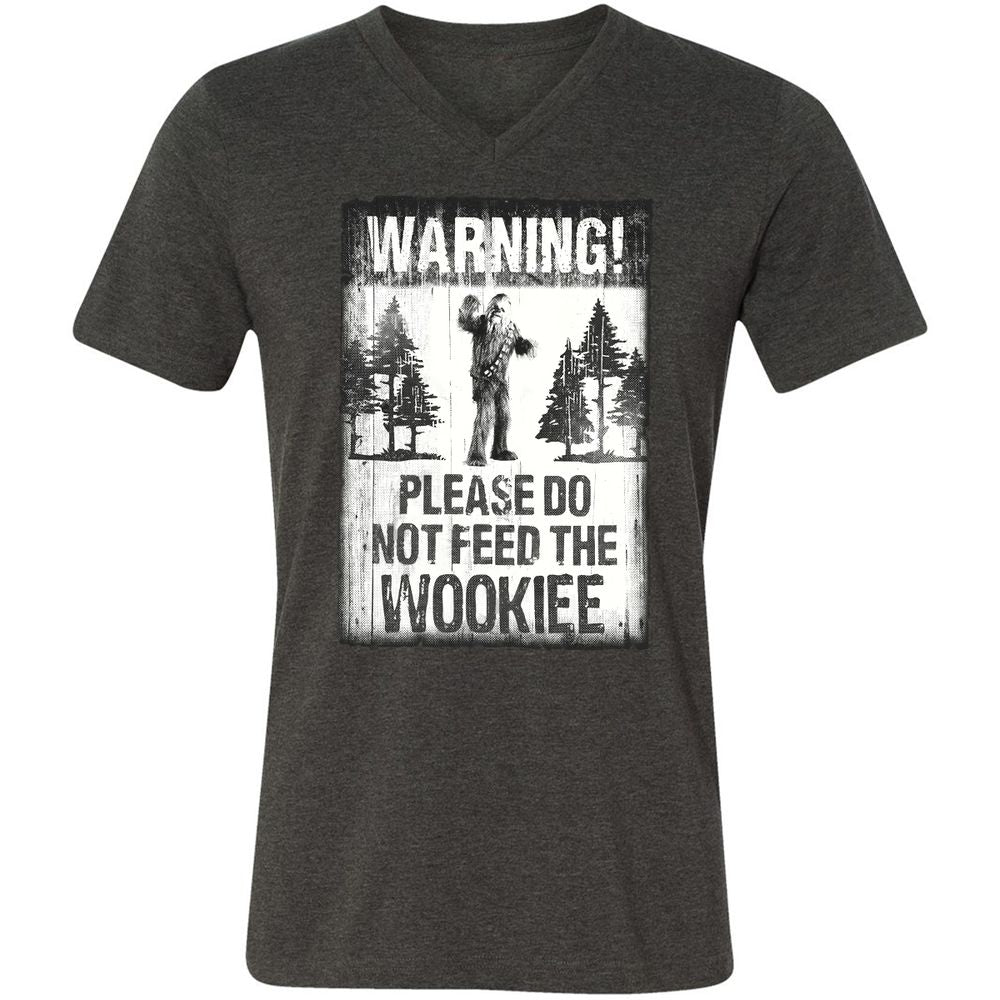 Unisex V-Neck T-Shirt - GBNK8ATB - Dark Grey Heather - 8