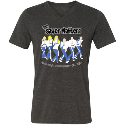 Unisex V-Neck T-Shirt - 7H1R996X - Dark Grey Heather - 8