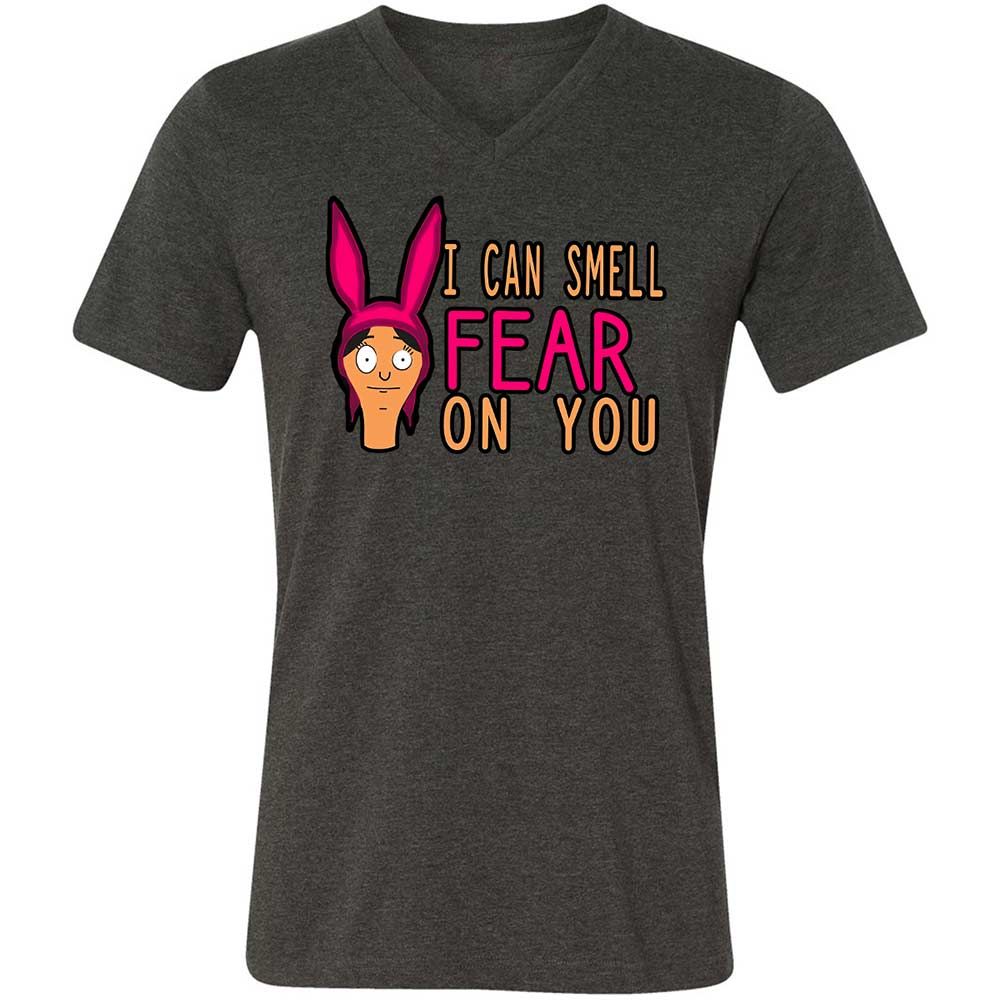 Unisex V-Neck T-Shirt - 14VSJB8Q - Dark Grey Heather - 8