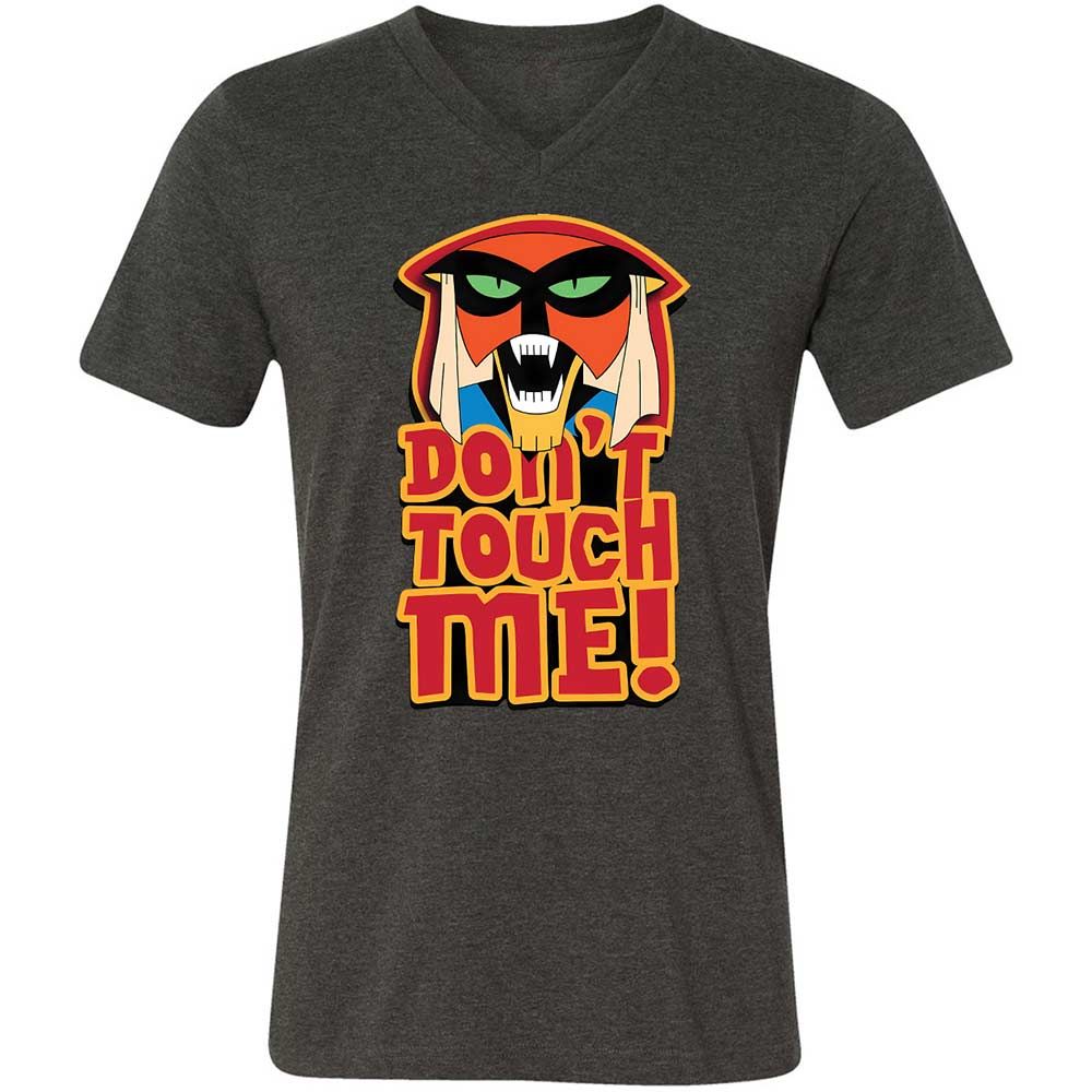 Unisex V-Neck T-Shirt - 8Y1LJLVJ - Dark Grey Heather - 8