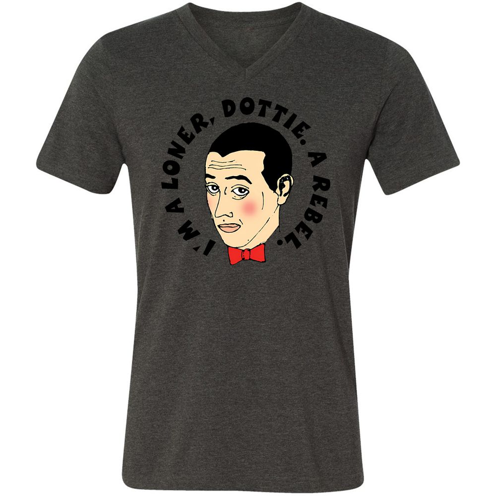 Unisex V-Neck T-Shirt - VCYUBSV3 - Dark Grey Heather - 8