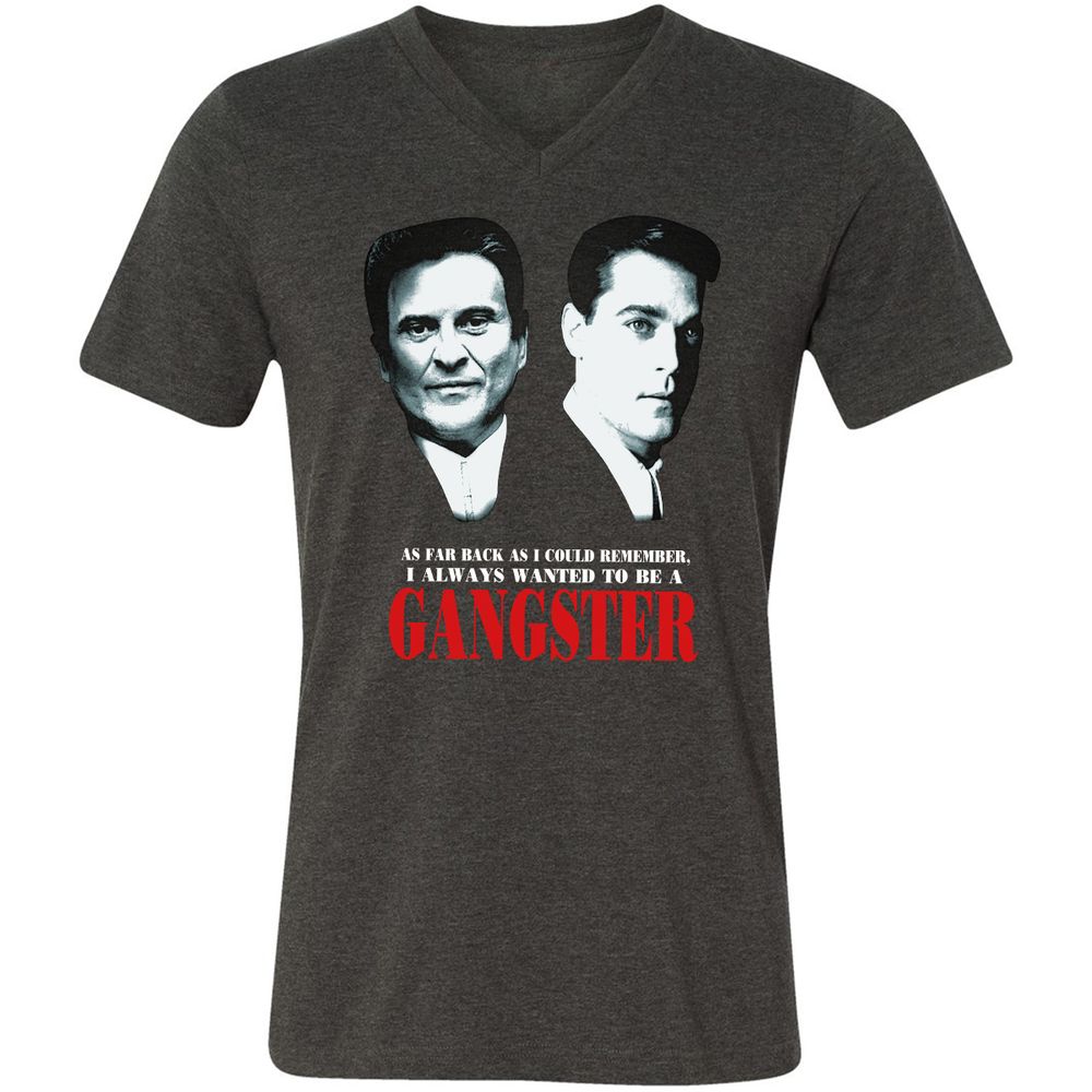 Unisex V-Neck T-Shirt - NXAVA7EM - Dark Grey Heather - 8