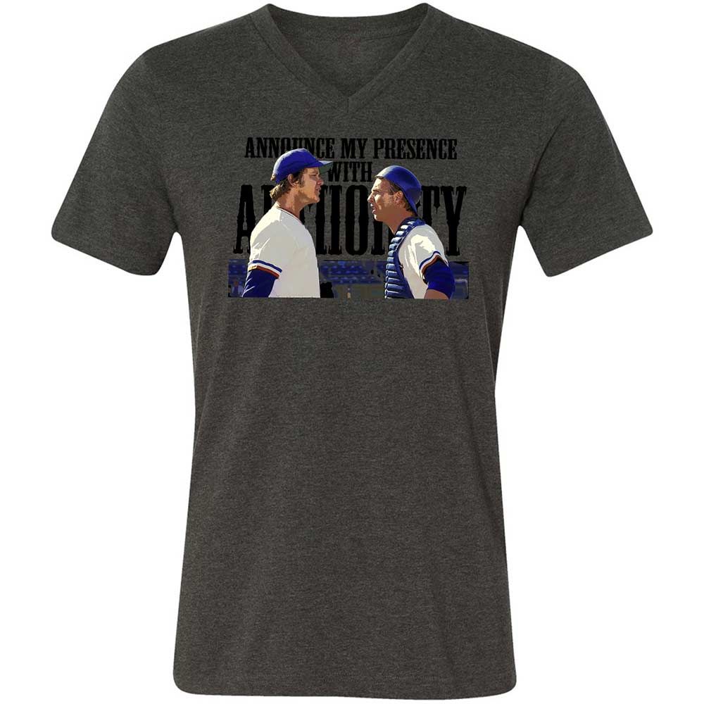 Announce my presence with authority - Dark Grey Heather - 8