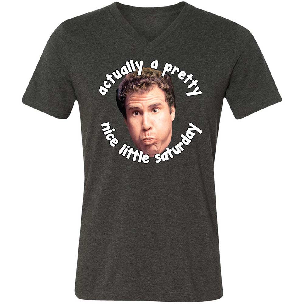 Unisex V-Neck T-Shirt - 264KK534 - Dark Grey Heather - 8