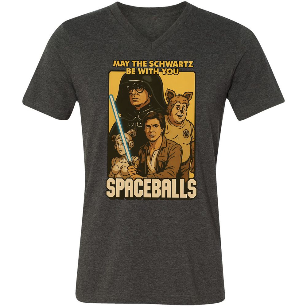 May the Schwartz Be With You - Dark Grey Heather - 8