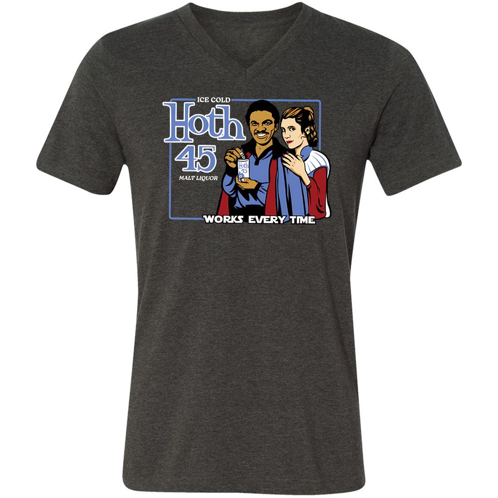 Unisex V-Neck T-Shirt - RY51NY1N - Dark Grey Heather - 8