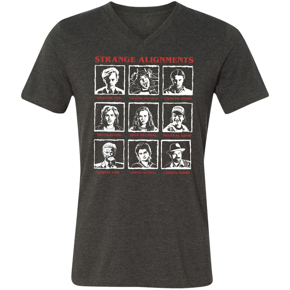 Strange Alignment - Dark Grey Heather - 8