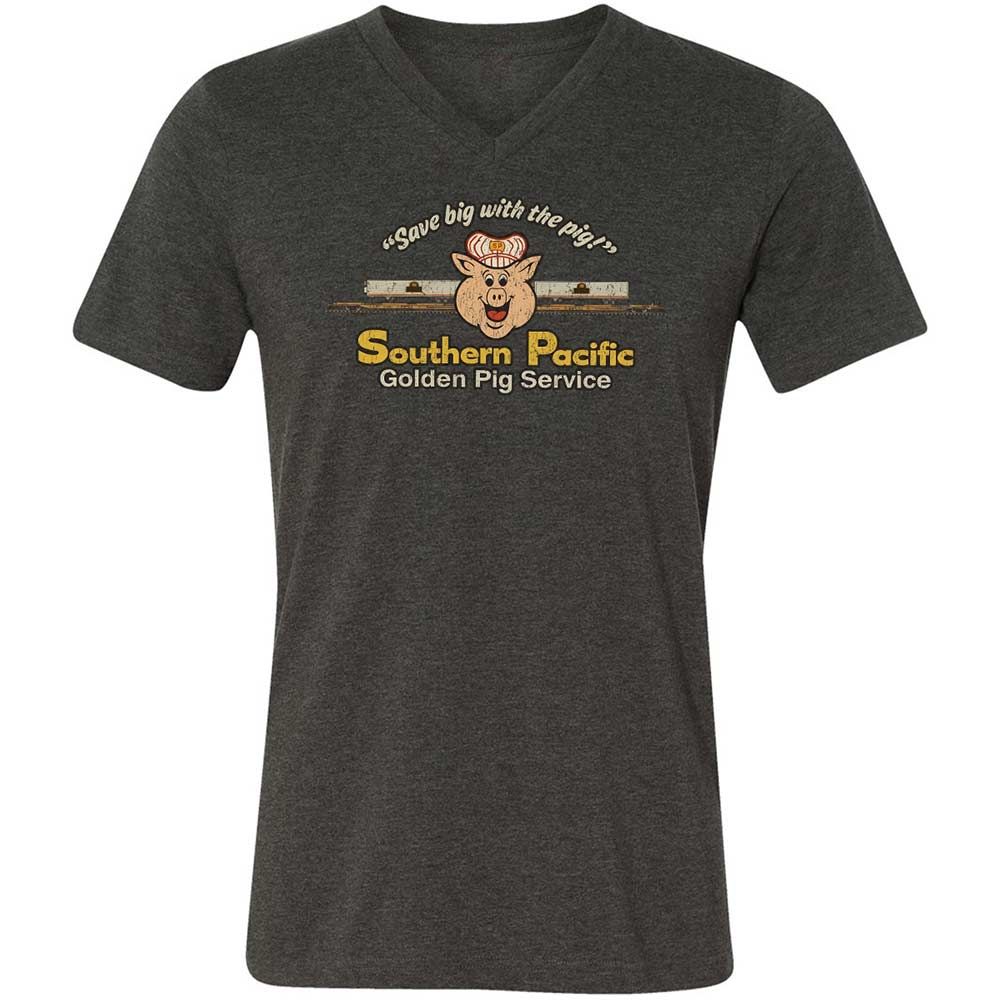 Unisex V-Neck T-Shirt - SDRRRSL9 - Dark Grey Heather - 8