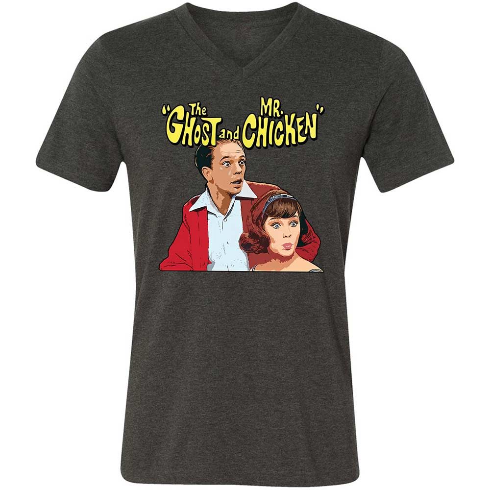 The Chicken and the Ghost - Dark Grey Heather - 8