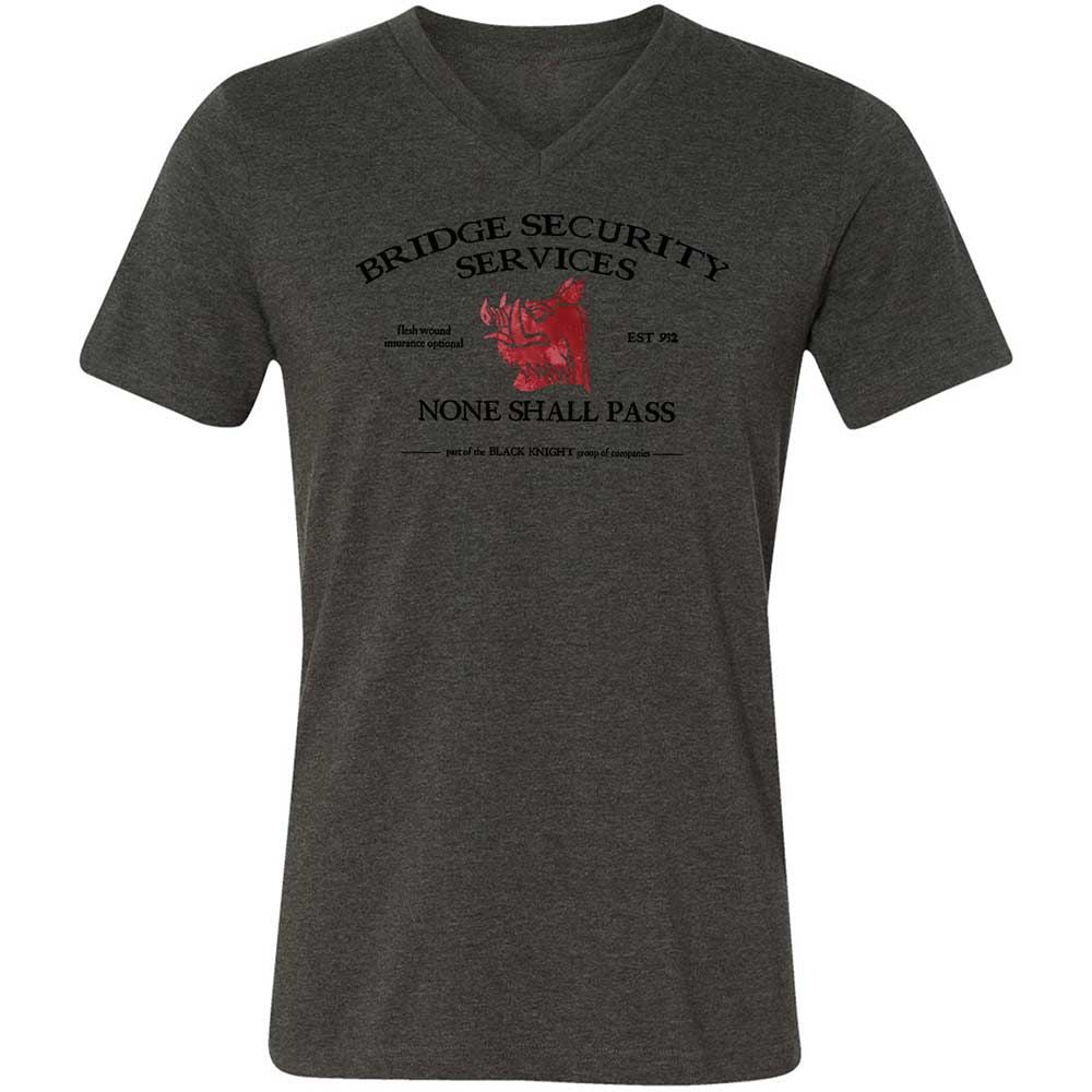 Unisex V-Neck T-Shirt - A9GK79EZ - Dark Grey Heather - 8
