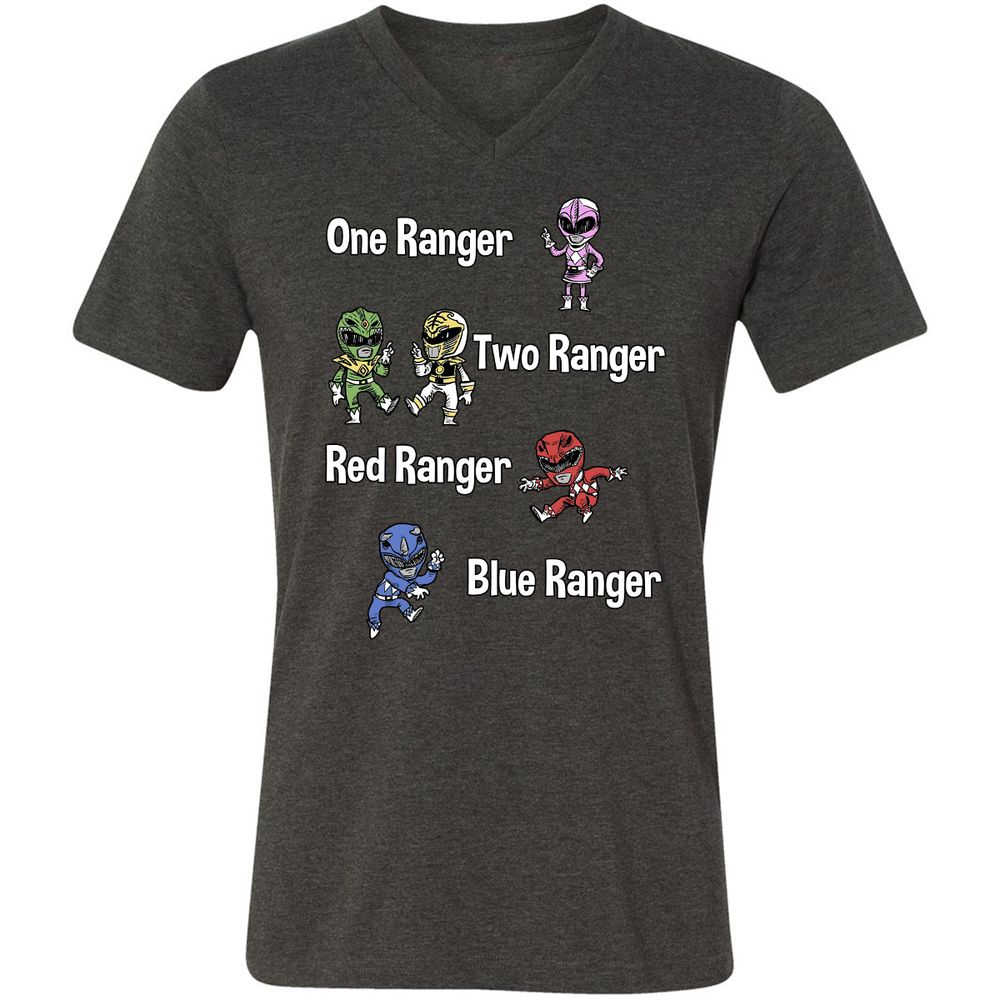 Unisex V-Neck T-Shirt - 72DADQ3Y - Dark Grey Heather - 8