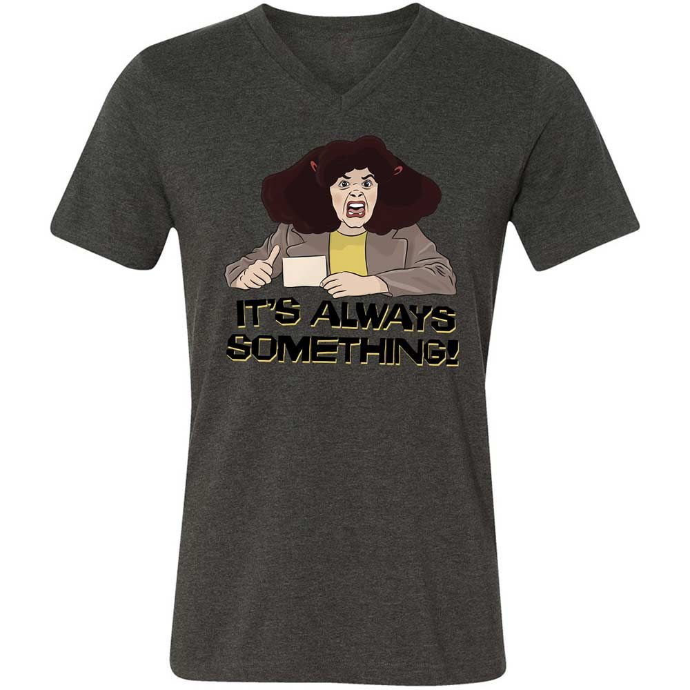 Unisex V-Neck T-Shirt - PC6CZHPD - Dark Grey Heather - 8