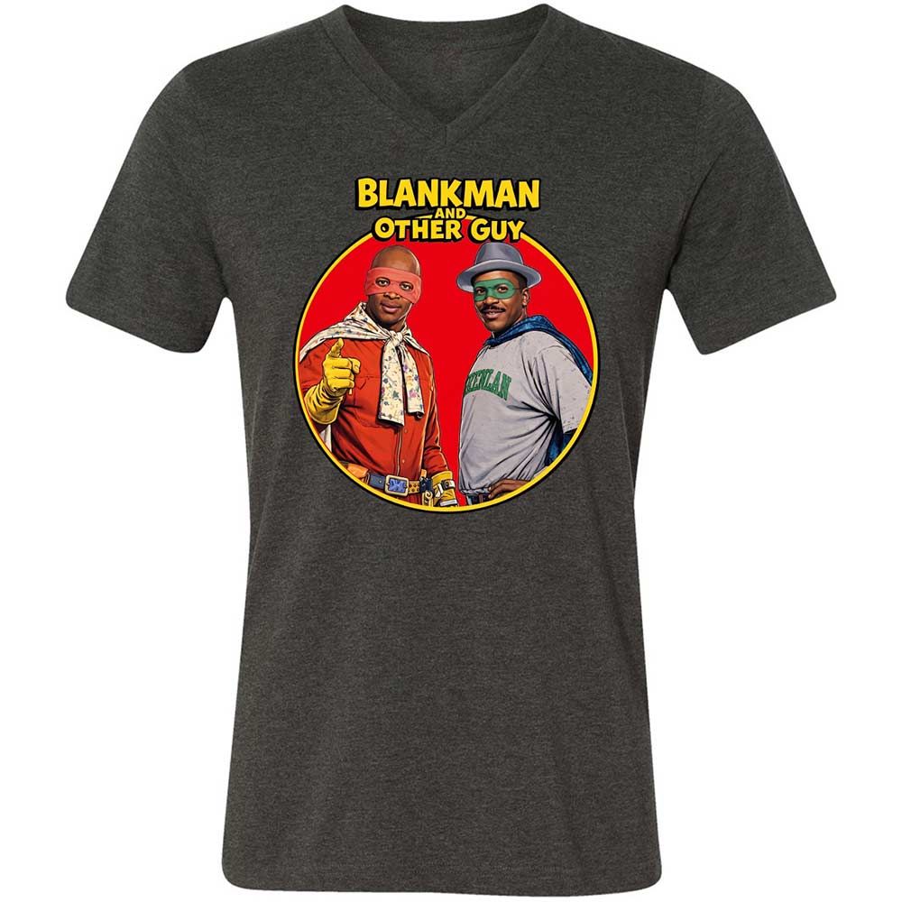 Unisex V-Neck T-Shirt - CWYR5D1M - Dark Grey Heather - 8