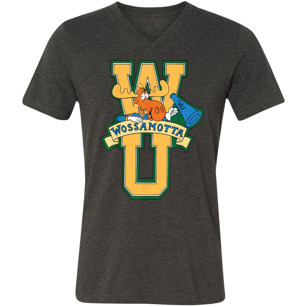 Unisex V-Neck T-Shirt - N2BN81FU - Dark Grey Heather - 8