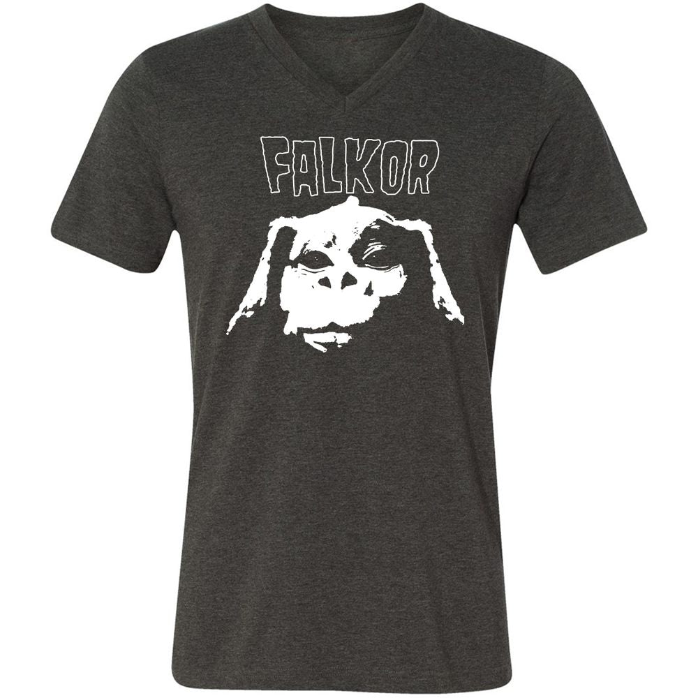 Unisex V-Neck T-Shirt - K616N8QG - Dark Grey Heather - 8