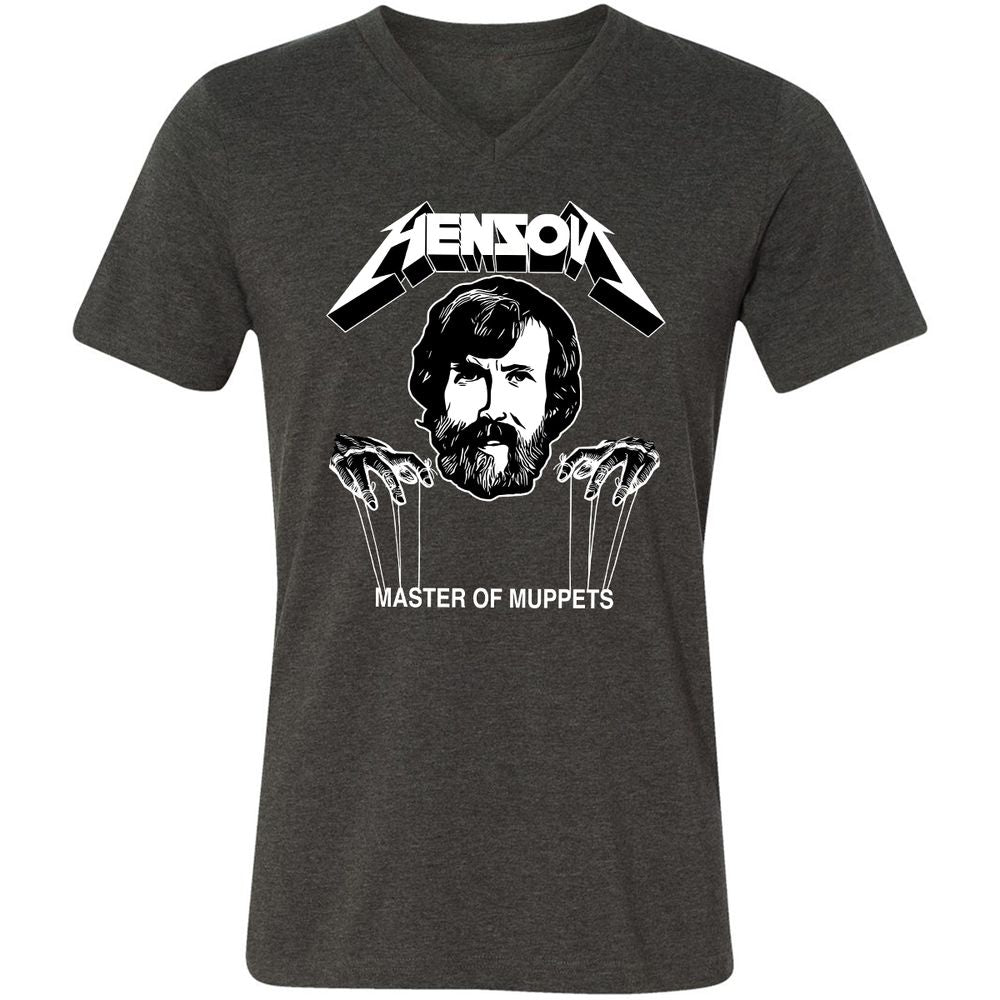 Unisex V-Neck T-Shirt - S5TXXMRJ - Dark Grey Heather - 8