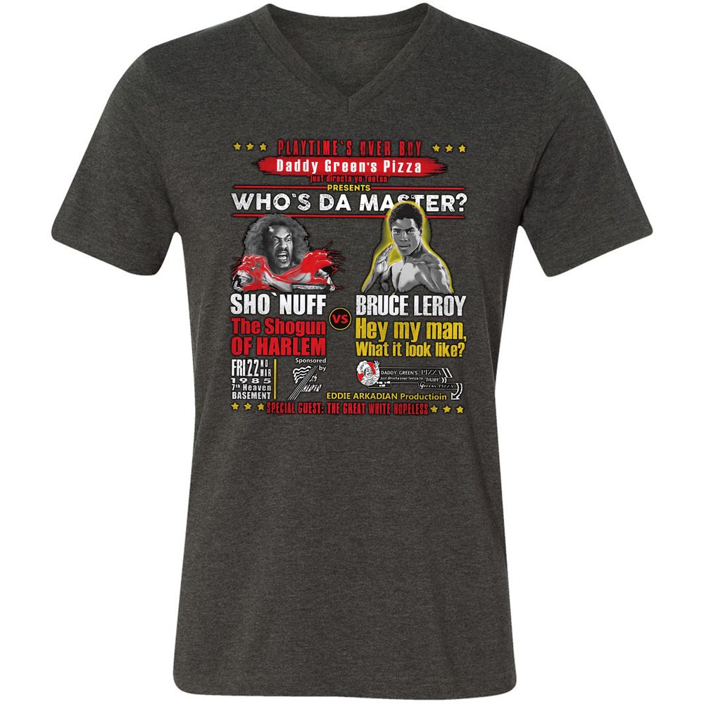 Unisex V-Neck T-Shirt - P8NQ9STW - Dark Grey Heather - 8