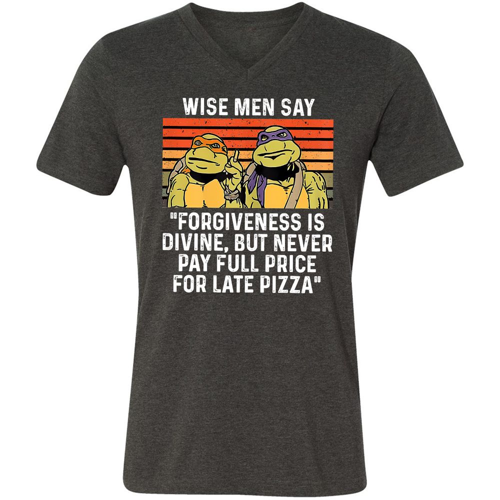 Unisex V-Neck T-Shirt - SYZL4UD8 - Dark Grey Heather - 8