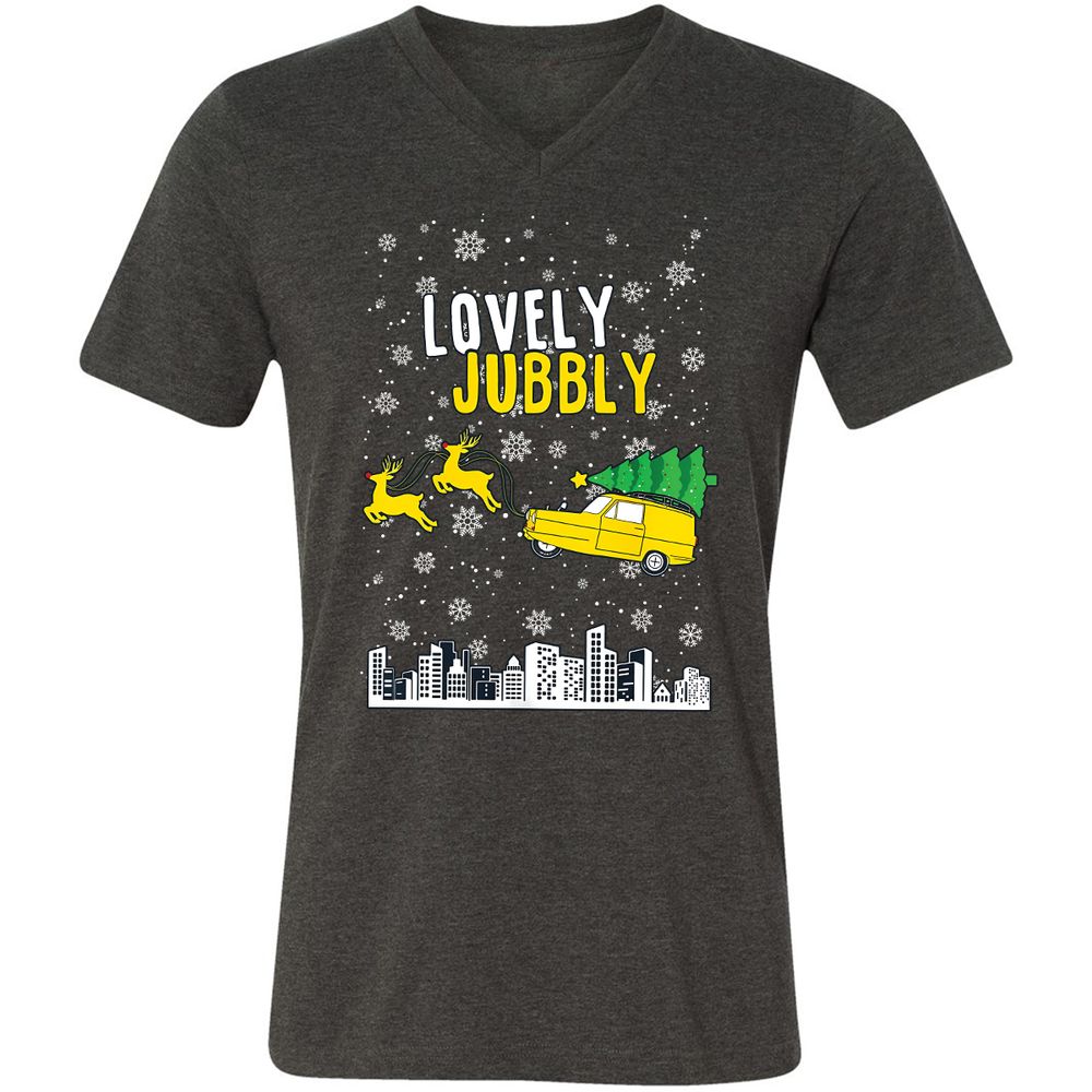 Unisex V-Neck T-Shirt - KV2KPCXC - Dark Grey Heather - 8