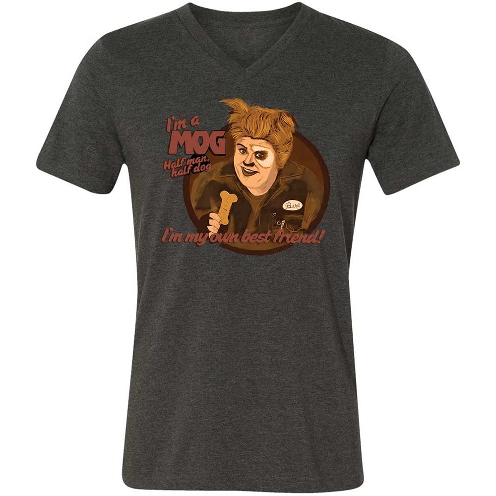 Unisex V-Neck T-Shirt - TJ6T812R - Dark Grey Heather - 8