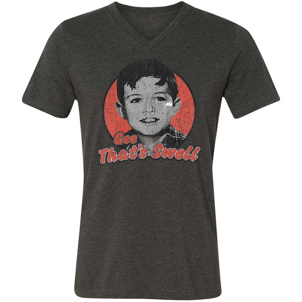 Unisex V-Neck T-Shirt - KXX4PBX3 - Dark Grey Heather - 8