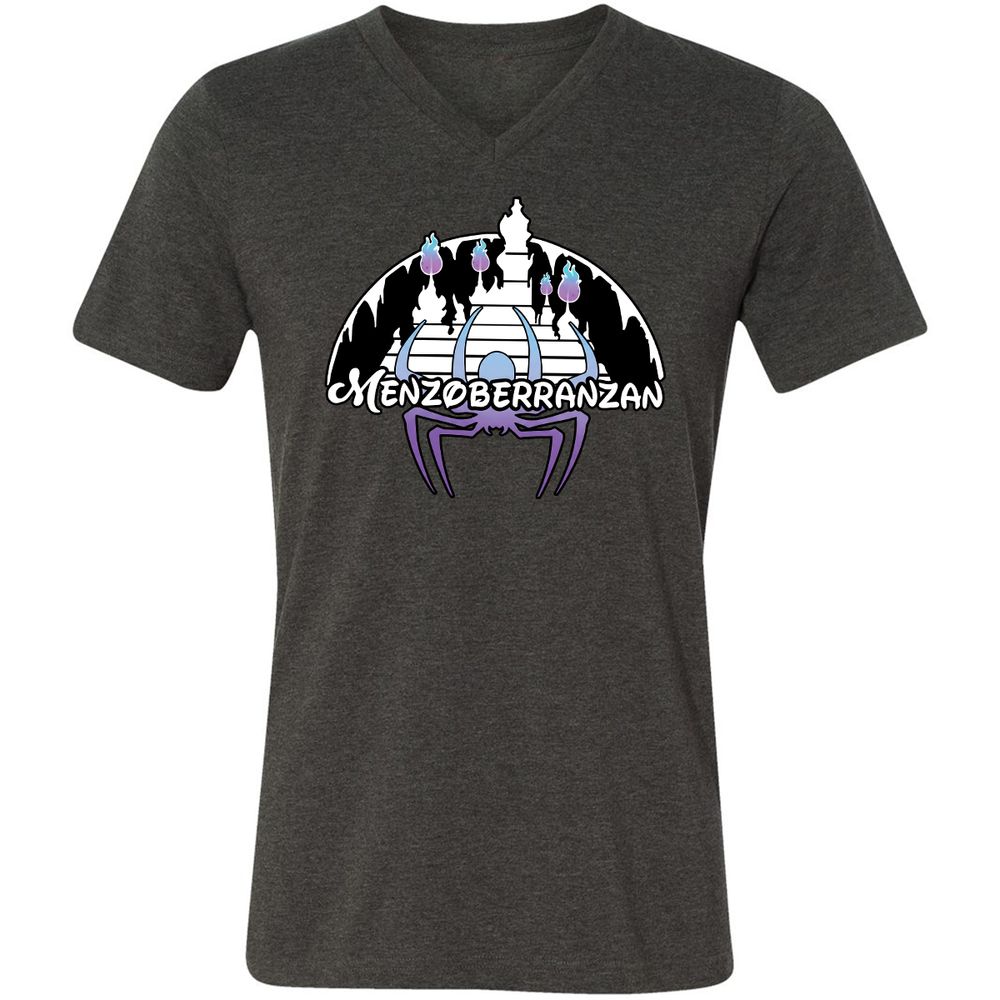 Unisex V-Neck T-Shirt - 61RZZJWE - Dark Grey Heather - 8