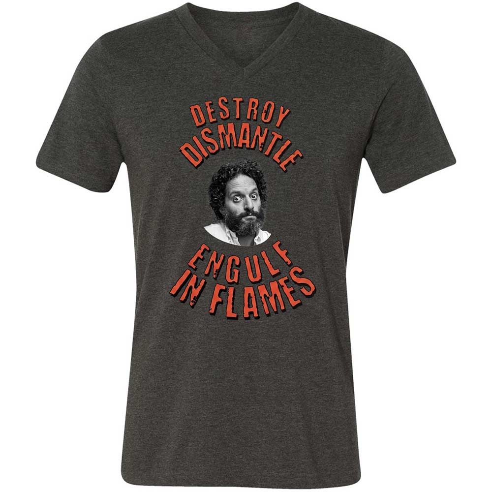 Destroy, Dismantle, Engulf in Flames - Dark Grey Heather - 8