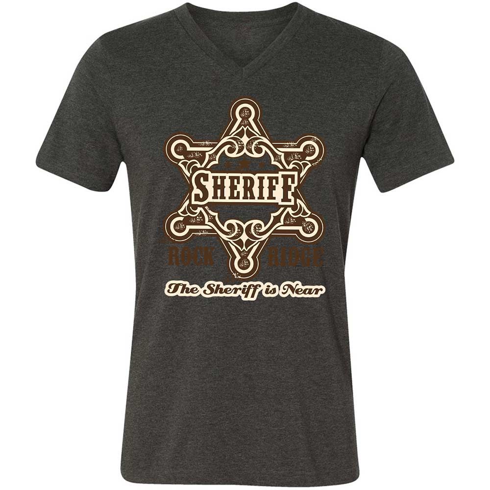 The Sheriff of Rockridge is Near! - Dark Grey Heather - 8