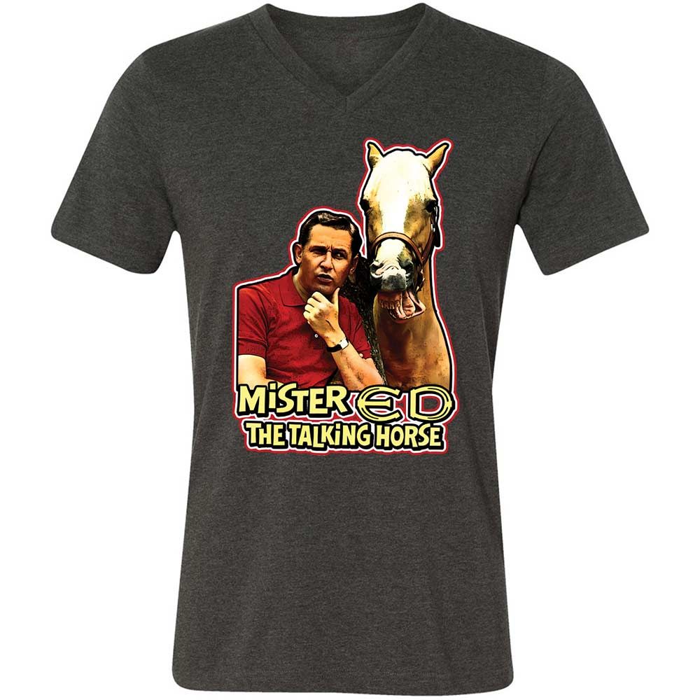 Mister Ed the Talking Horse - Dark Grey Heather - 8