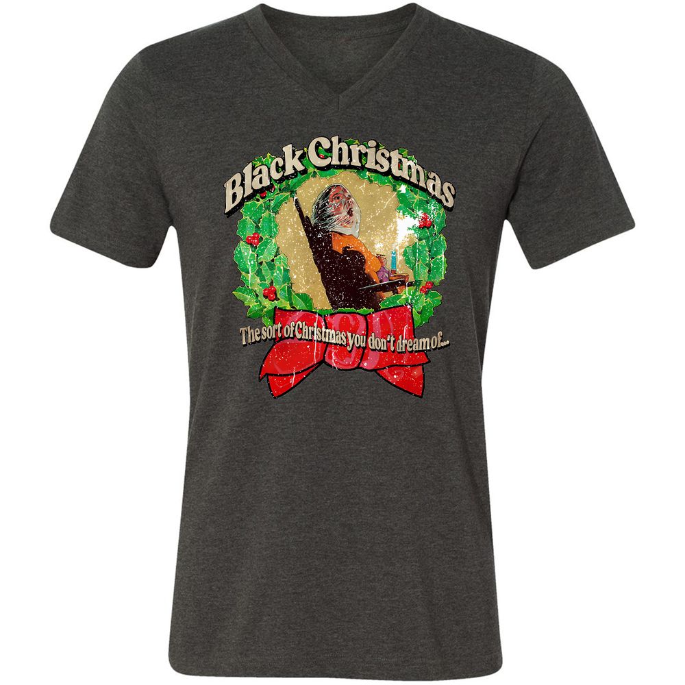 Unisex V-Neck T-Shirt - FBB182PE - Dark Grey Heather - 8