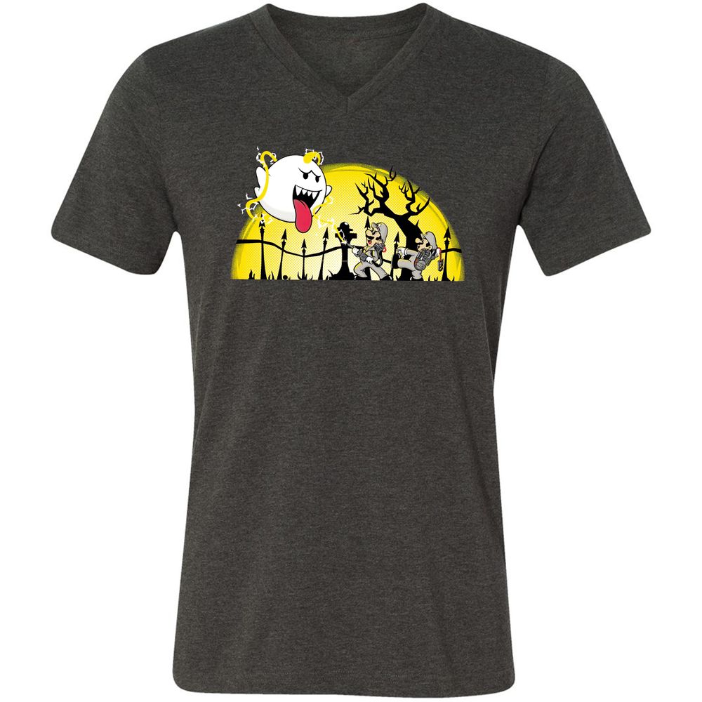 Unisex V-Neck T-Shirt - PZ18CRCZ - Dark Grey Heather - 8