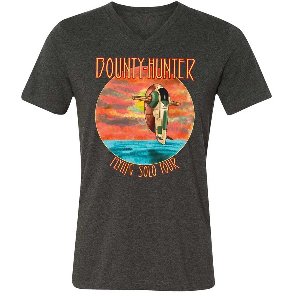 Bounty Hunter Flying Solo Tour - Dark Grey Heather - 8