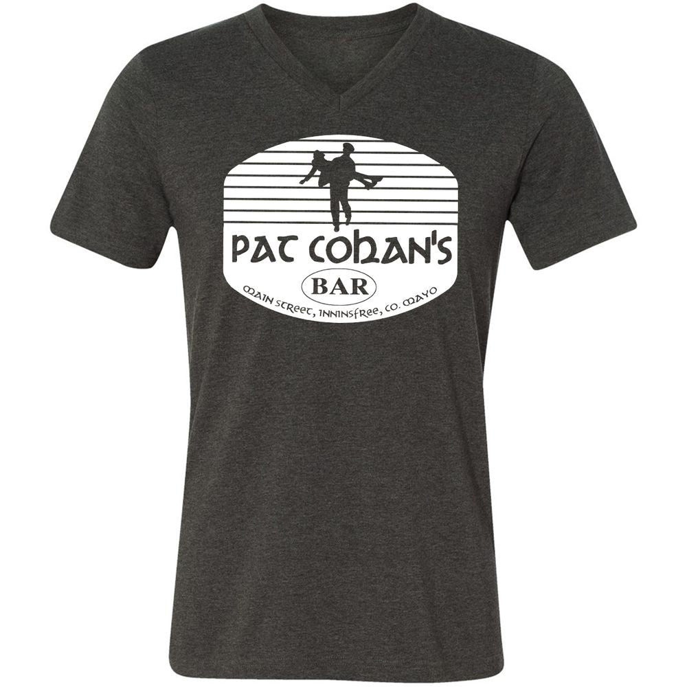 Unisex V-Neck T-Shirt - VPGAAQRZ - Dark Grey Heather - 8