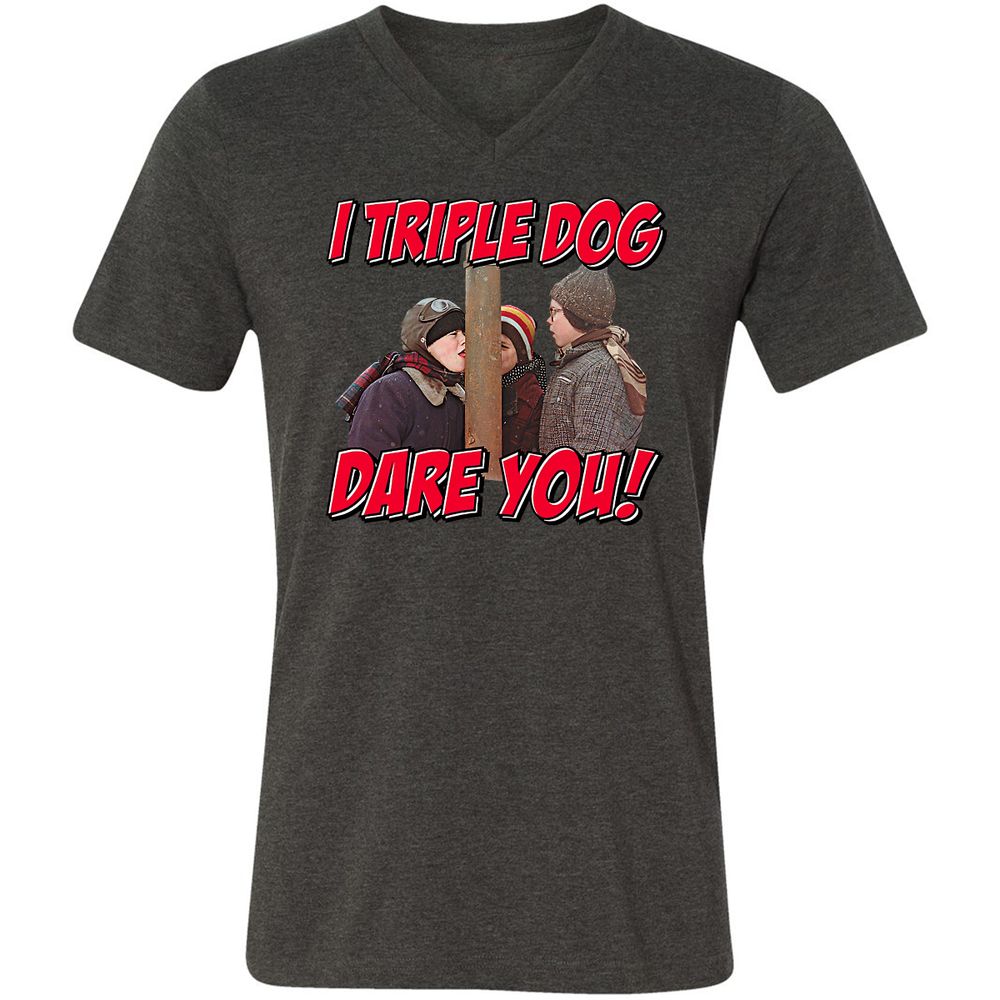 Unisex V-Neck T-Shirt - 644UWZCS - Dark Grey Heather - 8