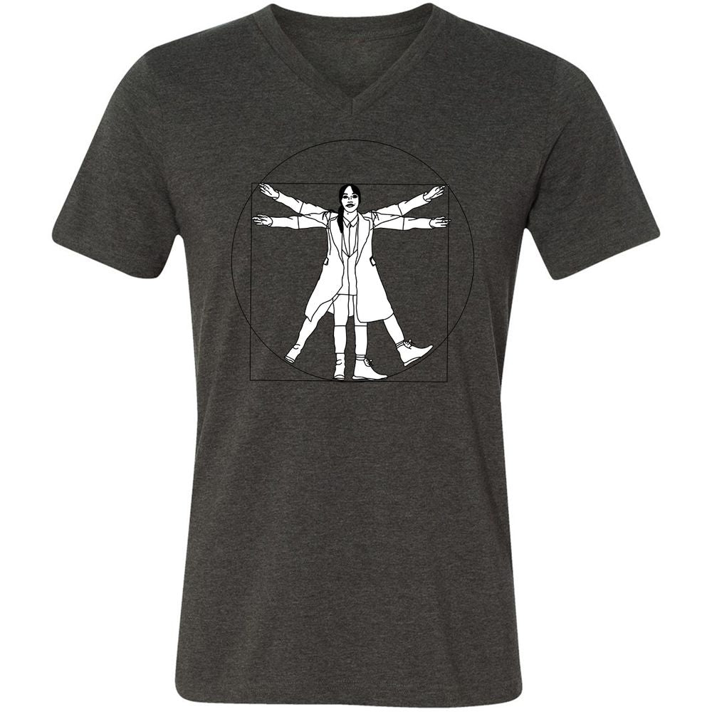 Vitruvian Philomena Cunk - Cunk on Earth - Dark Grey Heather - 8