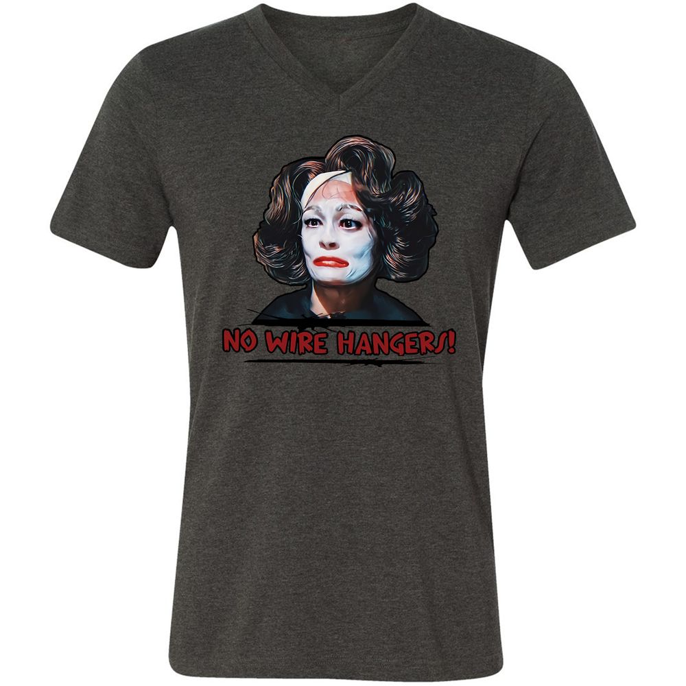 Unisex V-Neck T-Shirt - 6H4ES4WA - Dark Grey Heather - 8
