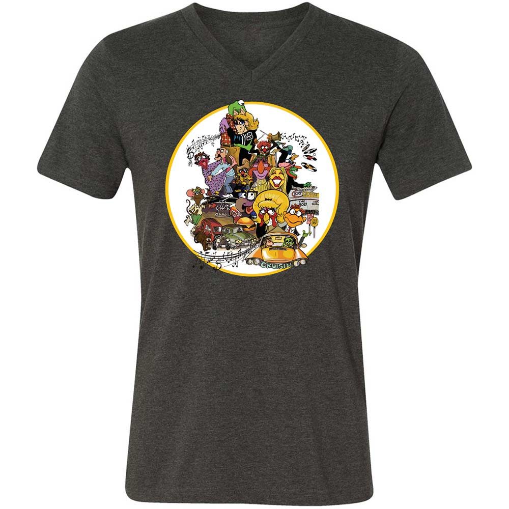 Muppet Graffiti - Dark Grey Heather - 8