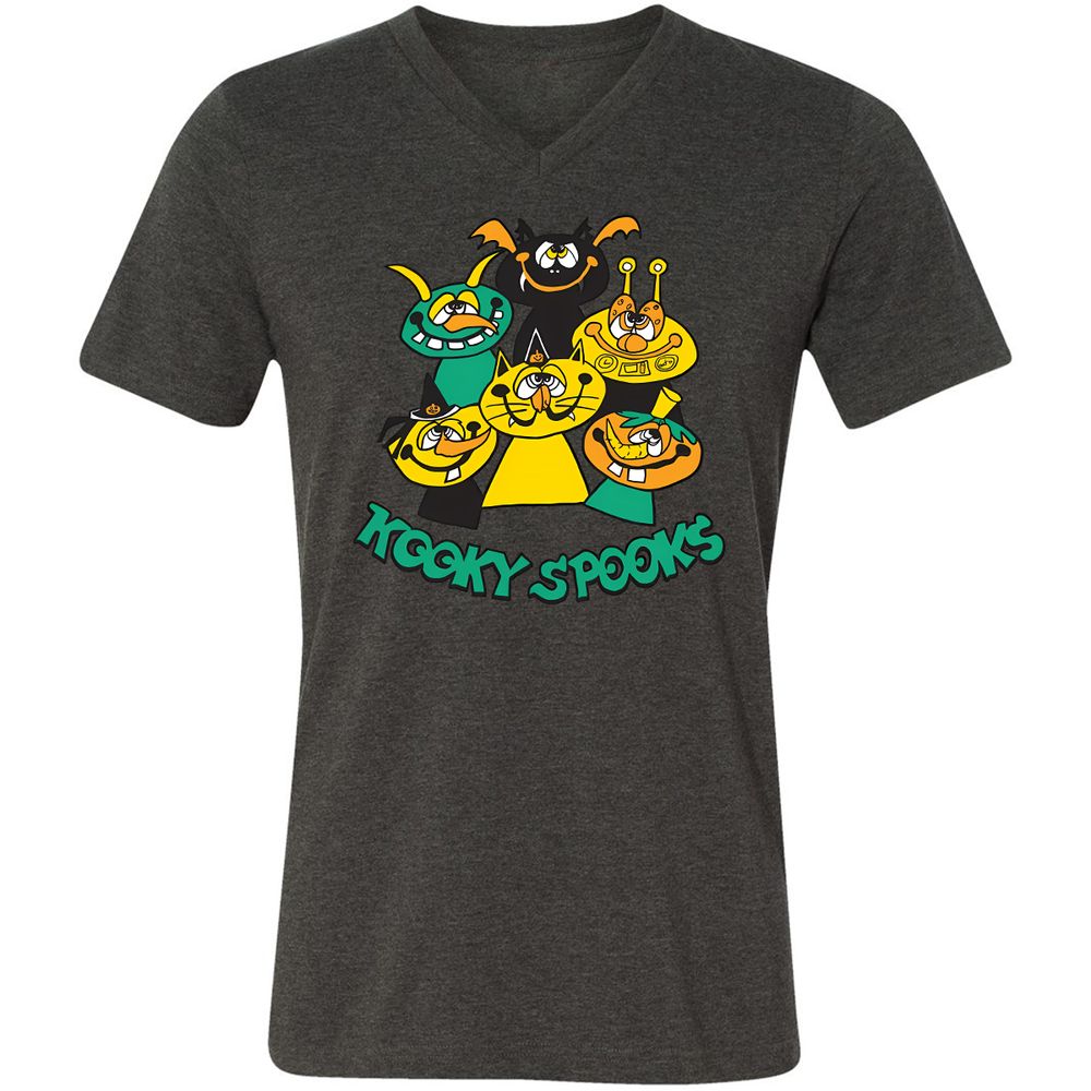 Unisex V-Neck T-Shirt - JLYMCV2T - Dark Grey Heather - 8