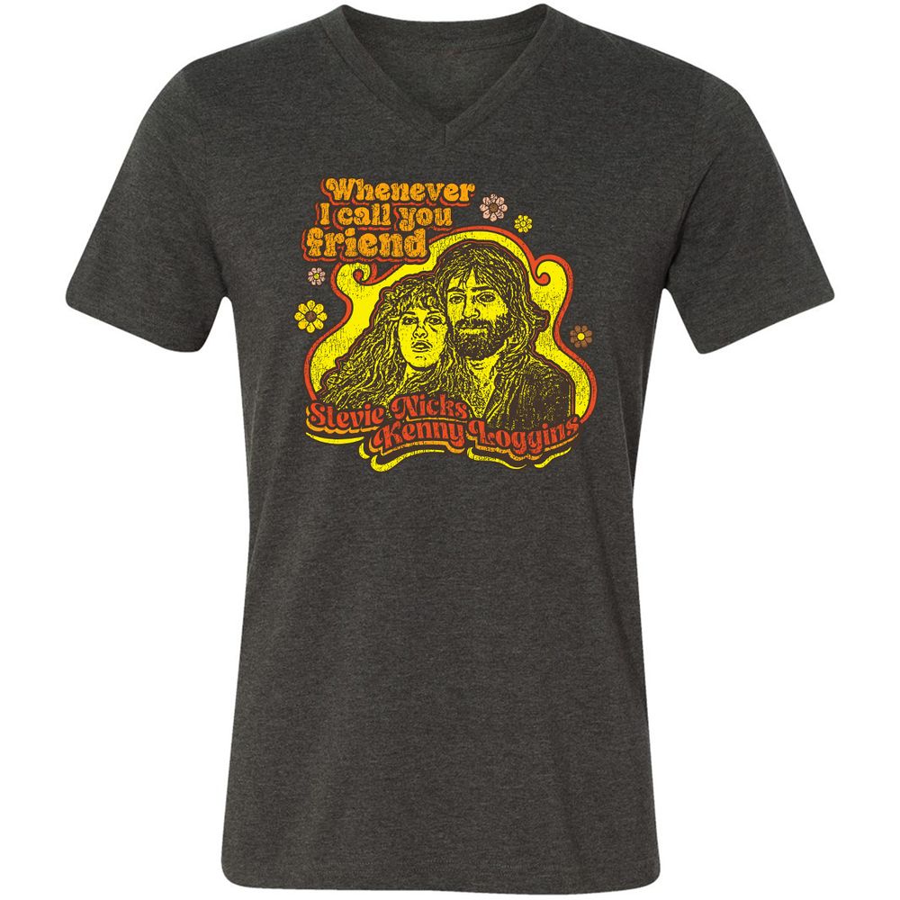 Unisex V-Neck T-Shirt - N75G6HJA - Dark Grey Heather - 8