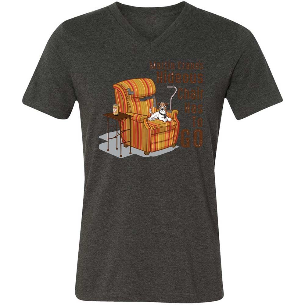 Martin Crane's Hideous Chair - Dark Grey Heather - 8