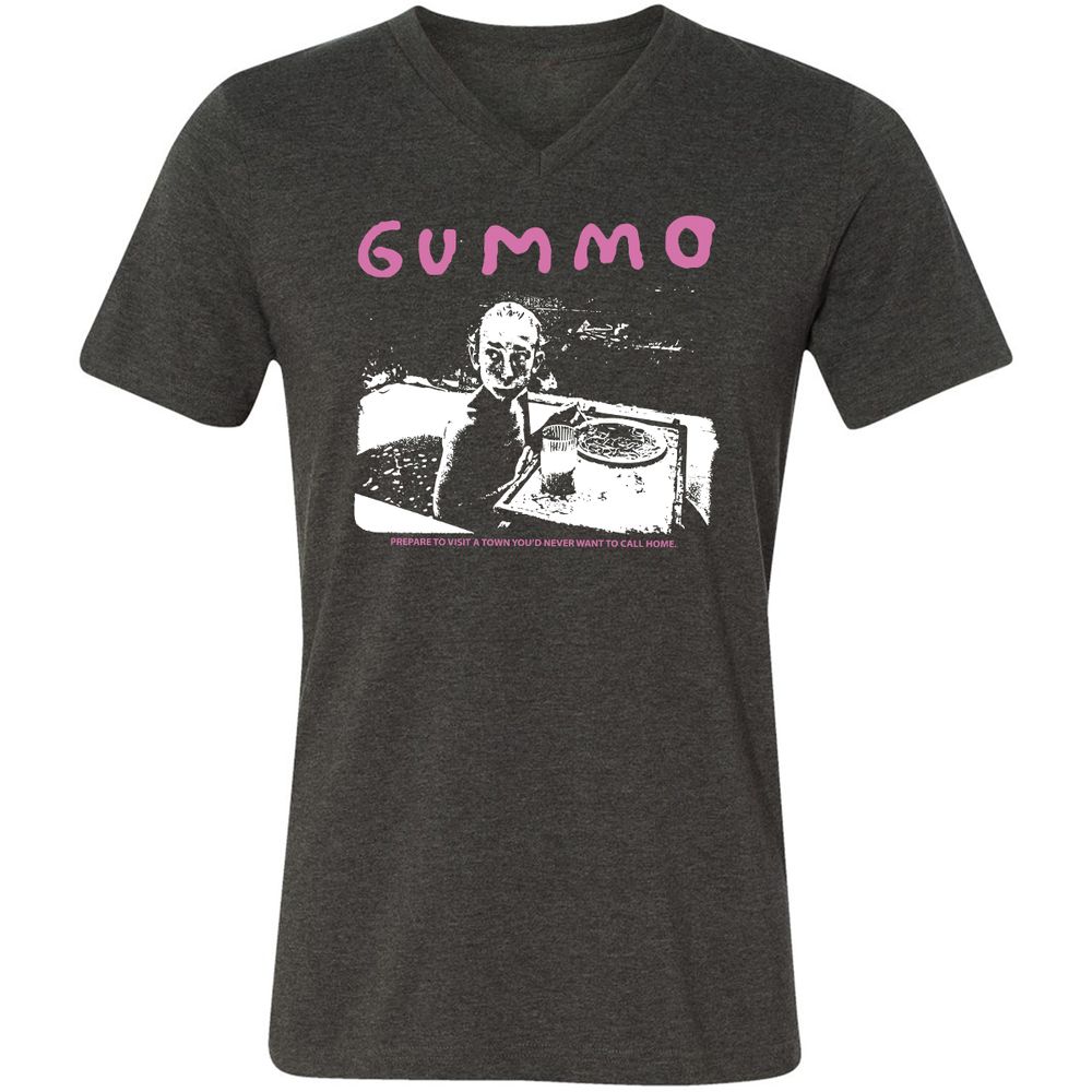 Unisex V-Neck T-Shirt - UHK3VGND - Dark Grey Heather - 8