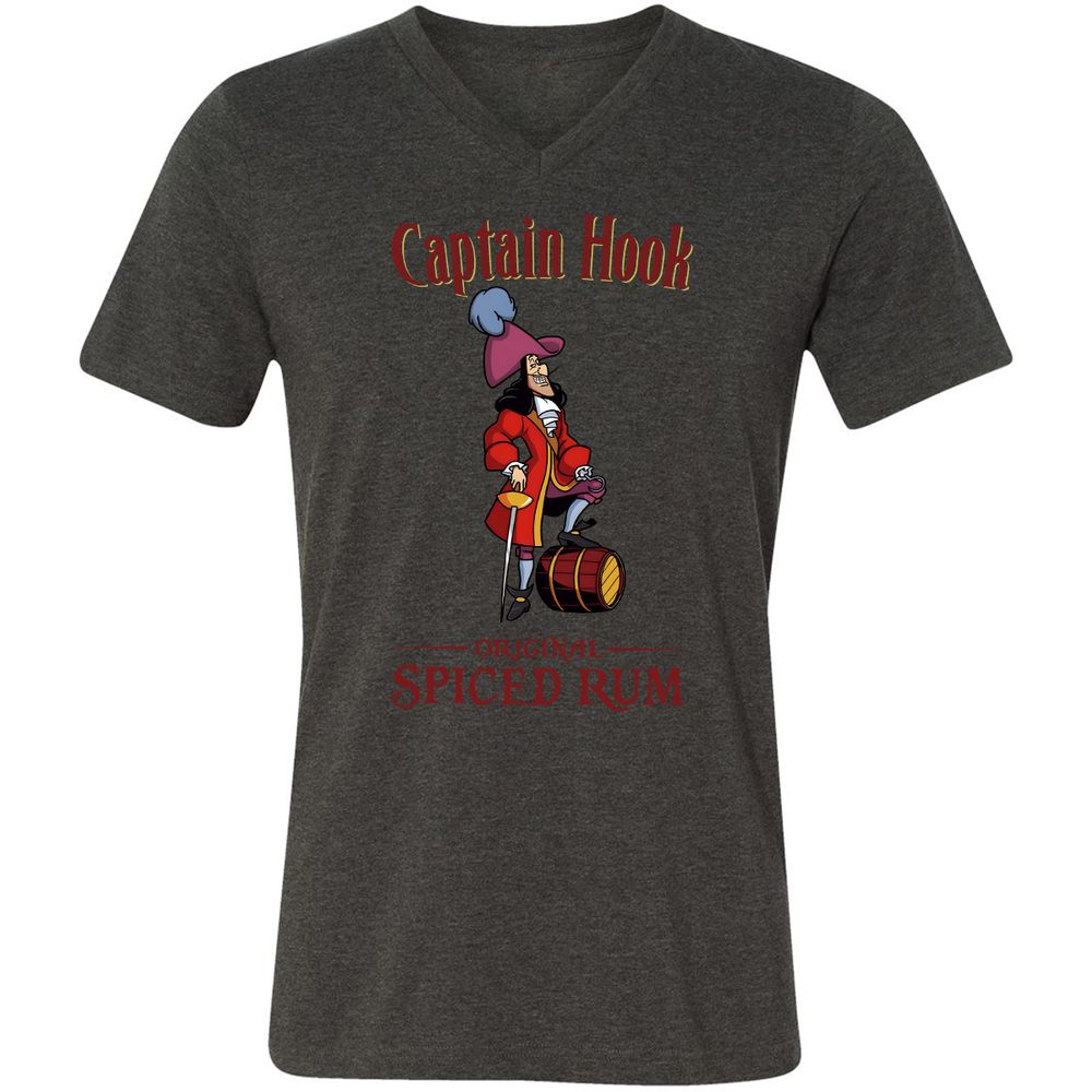 Unisex V-Neck T-Shirt - TJZ4Z6EP - Dark Grey Heather - 8