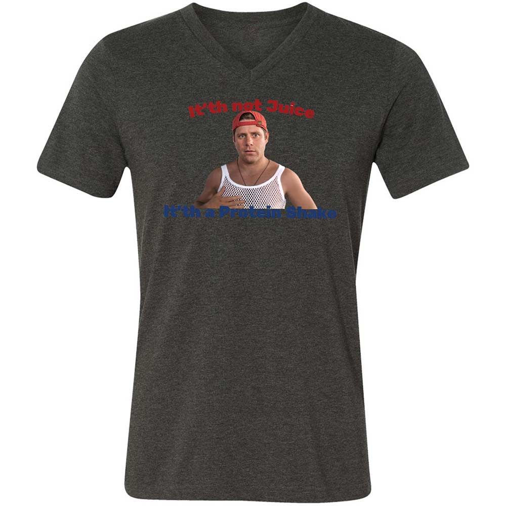 Unisex V-Neck T-Shirt - SH4TAFSV - Dark Grey Heather - 8