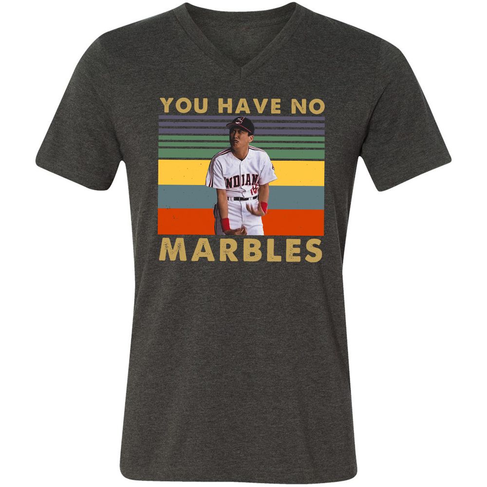 Unisex V-Neck T-Shirt - T4UJA8MQ - Dark Grey Heather - 8