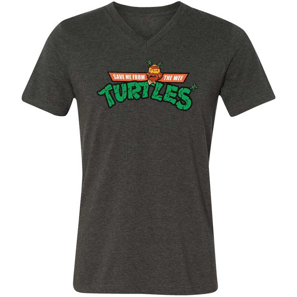 Save Me From The Wee Turtles - Dark Grey Heather - 8