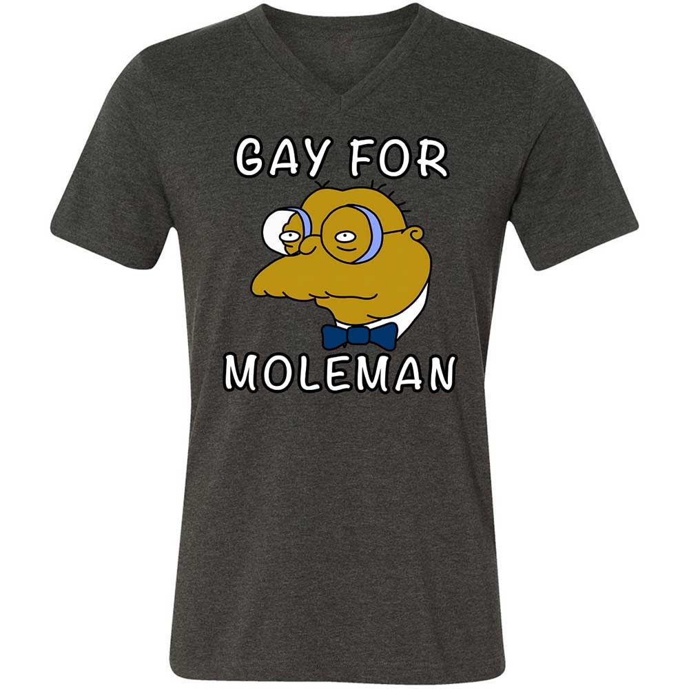 Gay for Moleman - Dark Grey Heather - 8