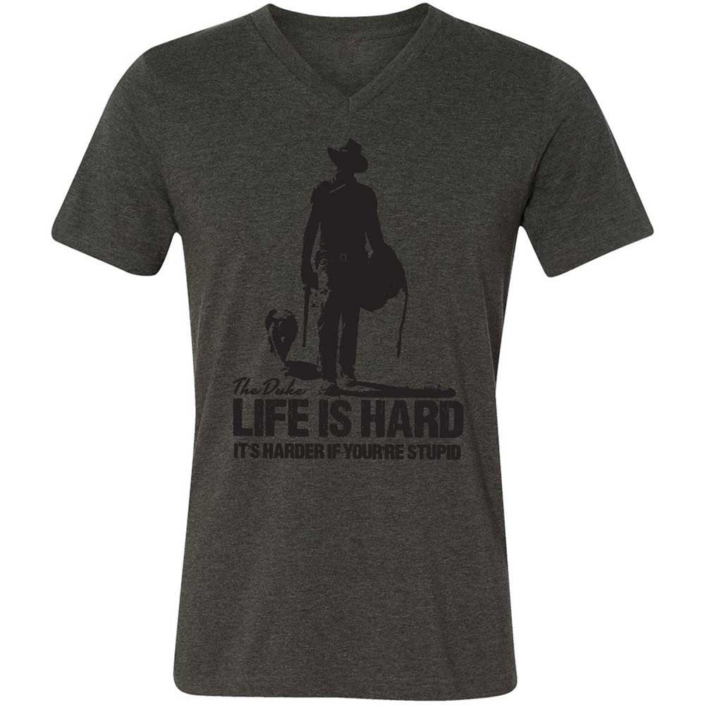 Life is hard - Dark Grey Heather - 8