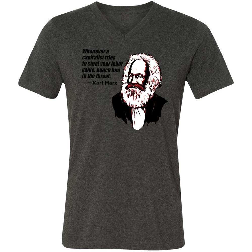 Throat Punch - Dark Grey Heather - 8