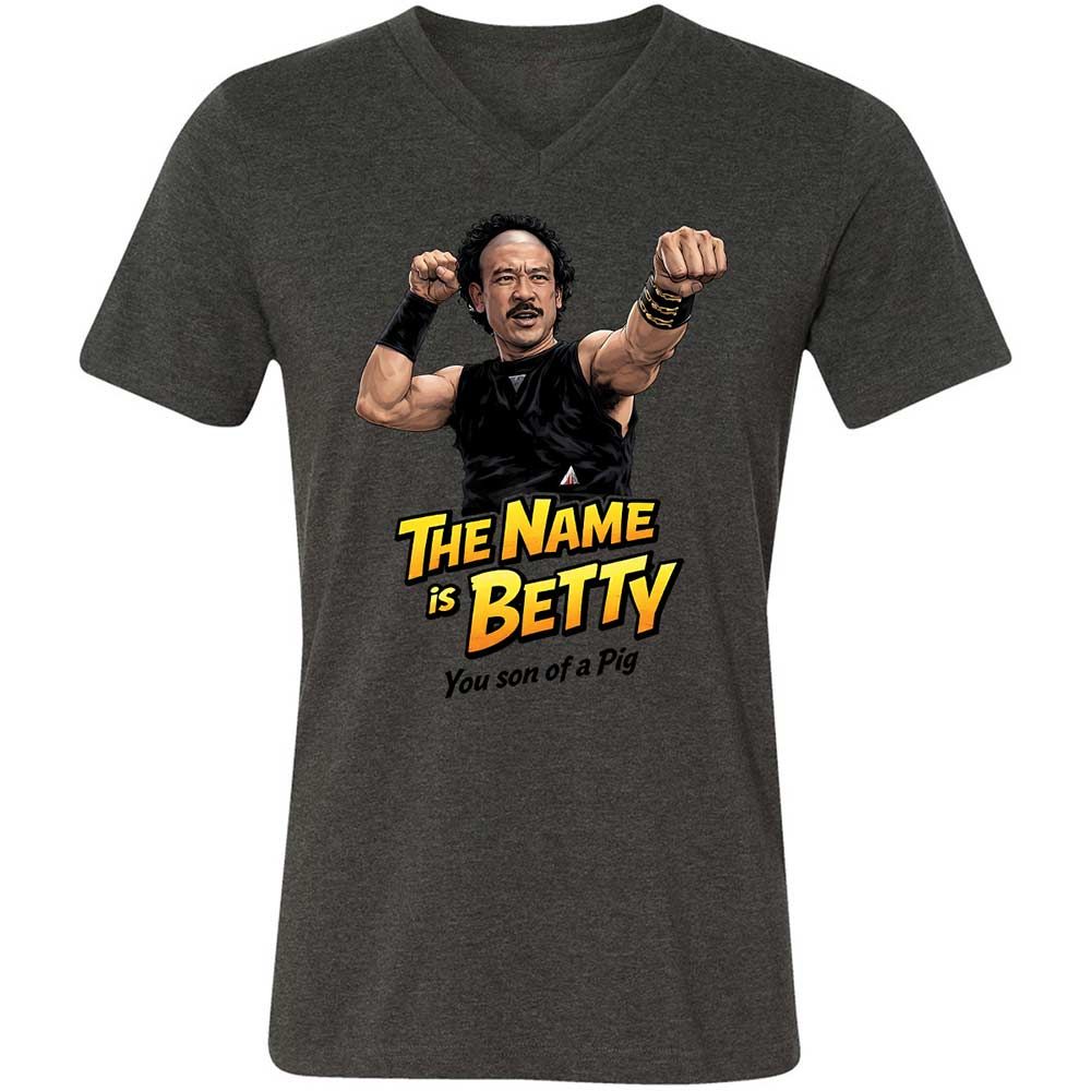 Unisex V-Neck T-Shirt - FEF82XHY - Dark Grey Heather - 8